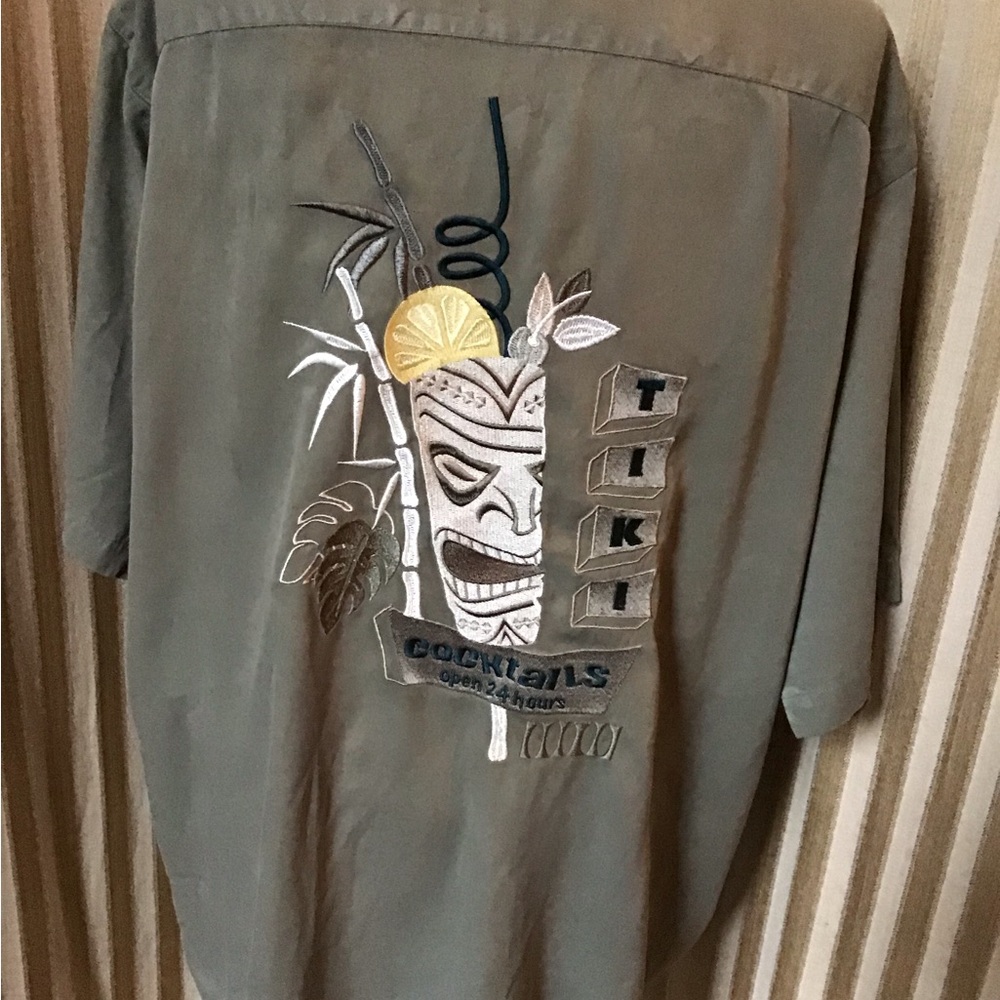 Caribbean Tiki Cafe Hawaiian Men’s Shirt